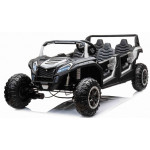 Elektrické autíčko Buggy ATV Racing UTV2000 Štvormiestne!!! Biela - 4 X 150W - 24V10Ah + 24V10Ah grátis
